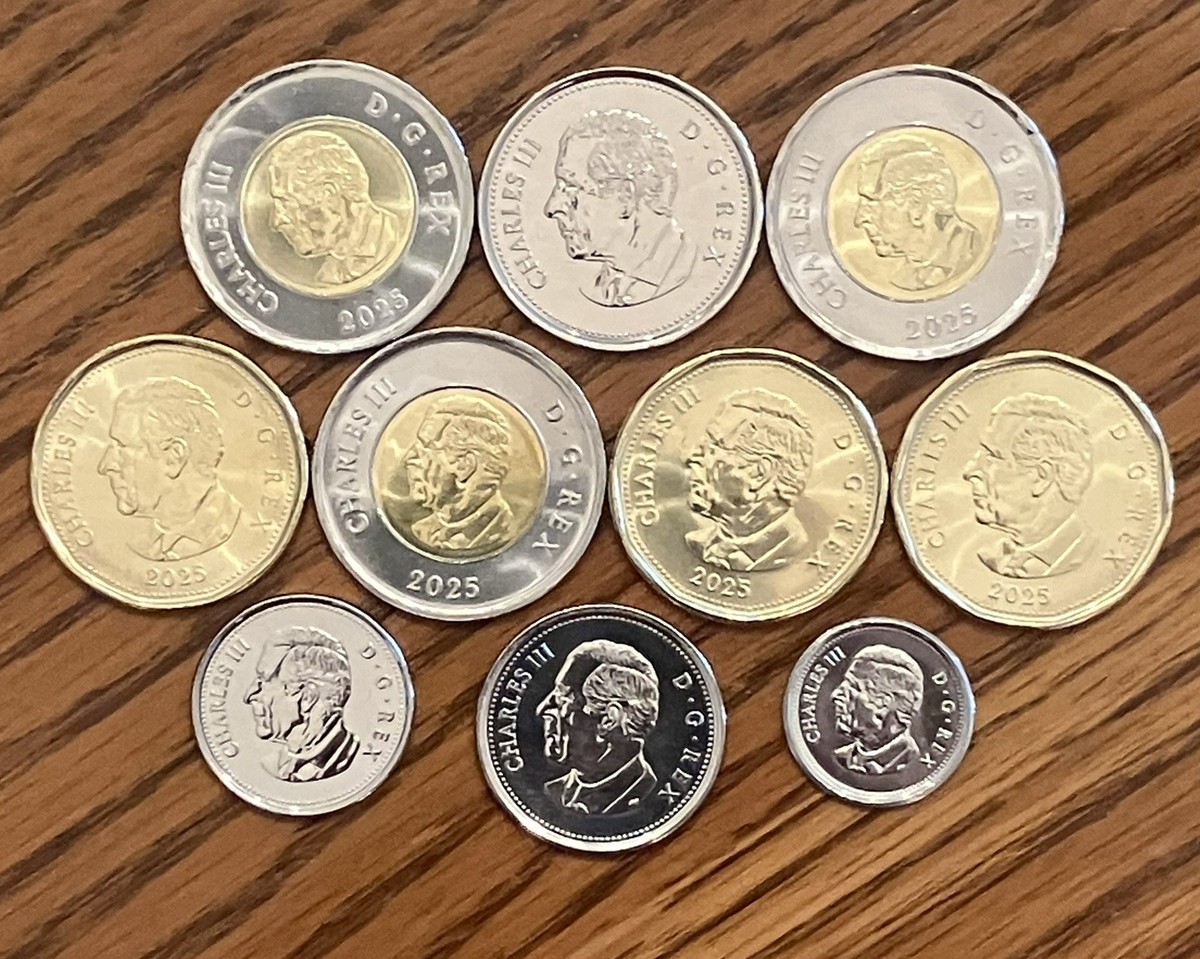 2025 COINS incl. Canada DAPHNE ODJIG $2 toonie, SUPREME COURT $1