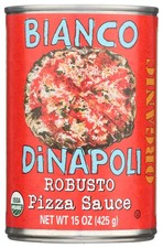 Bianco Dinapoli Organic Robusto Pizza Sauce 15 Oz