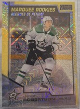 2020 O-Pee-Chee Platinum Marquee Rookies Yellow Traxx /249 Jason Robertson