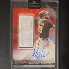 Topps 2023 Luminaries Fernando Tatís Jr. Home Run Kings Auto #HRK-FT2 10/10