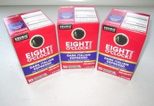 Eight O'Clock Coffee Dark Italian Espresso Roast KCup Pods Dark Roast 30 Count