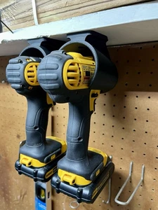 2 PACK Power Tool Organizer Drill Wall Holder Wall Mounted Under Shelf USA Made!