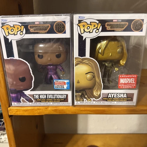 Funko Pop High Evolutionary 1289 & Ayesha 1215 NIB GOTG