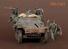 1/35 resin figures model German soldiers 5 man in WW II unpainted unassembled