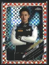 Topps Chrome Formula 1 Future Stars 2021 Guanyu Zhou #61 Orange Checker 25/07 radiocontrol