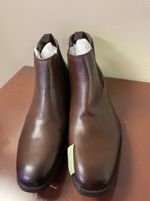 Johnny Bigg Morgan Leather Chelsea Boots Chocolate Men\'s Size 15 J201FWD201 NIB Chocolate Morgan Leather Chelsea Boot | Men main image 2
