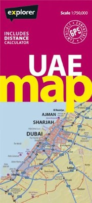 UAE Map: Country Maps [GPS Compatibel]