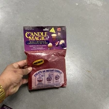 Candle Magic Wax Crystals Americana Red 12 Oz Distlefink Designs New USA