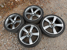 AUDI TT Mk1 18" Rotor Style alloy wheels 5x100 Golf a3 etc 8" wide Et35