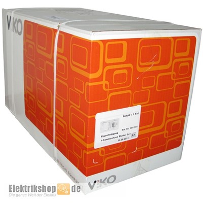 Meridian 1-Familienhaus Spar-Set mit Steckdosen erh.BS reinweiß EGB VIKO