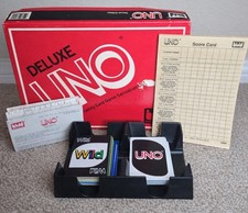International Games Deluxe UNO Card Game with Score Card and Tray