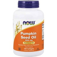Now Foods Pumpkin Seed Oil 1000 Mg 100 KapsułEk żElowych