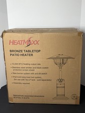 Produit de marque HeatMaxx est un chauffage de terrasse de table, modèle SRPT03 10 000BTU