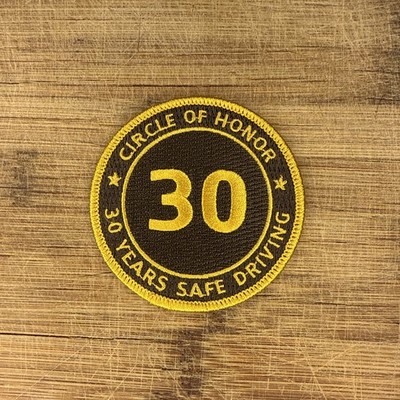 UPS Circle of Honor Patch   3in Embroidered Badge for Uniforms