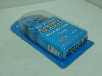 207813 New-No Box; PPA Int 5218667 DVI Male to VGA Female Cable 10' Long