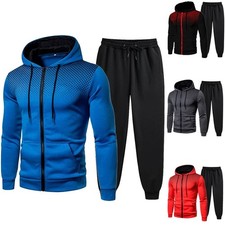 2025 Mens New Tracksuit Hoodies Black Sweatpants Male Casual Sports Jogging Set