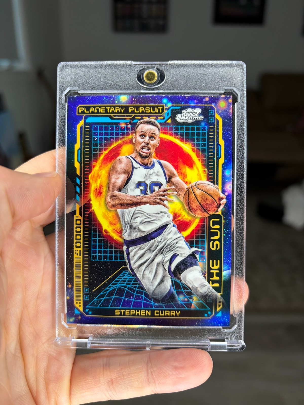 2023-24 Topps Cosmic Chrome Planetary Pursuit Sun Stephen Curry #PPS-2