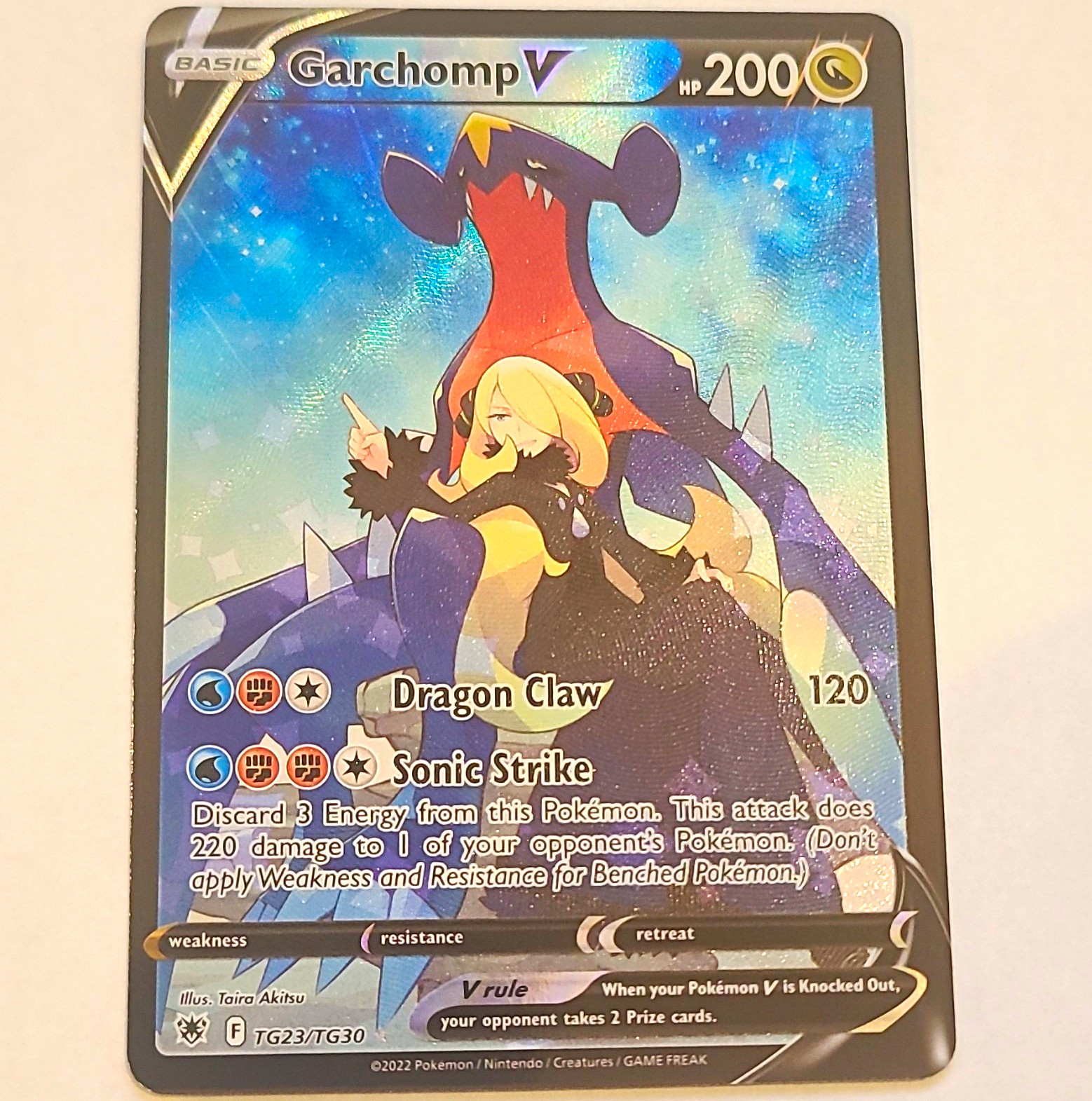  Garchomp V TG23/TG30 Astral Radiance TG Holo
