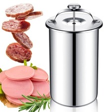 Druck Schinkenkocher Pot Edelstahl Schinkenpresse Pastetenkocher mit Thermometer