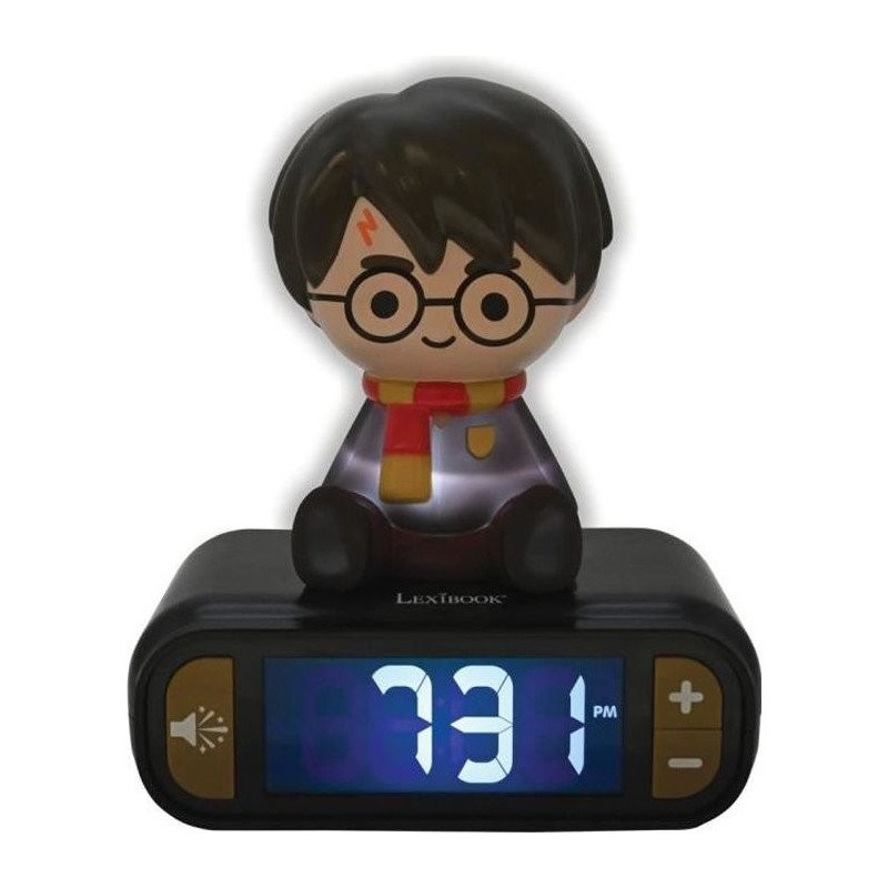 Réveil digital Harry Potter enfant avec veilleuse 3D et sonnerie magique