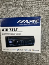 UTE-73BT Alpine Digital Media Receiver Head Unit Single-Din Radio Pandora
