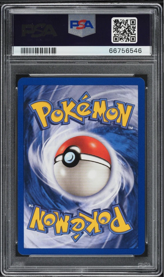 Italian Dragonair 1st Edition Base Set 18/102 2000 Pokemon Game Card PSA 8 - Image 2 of 2