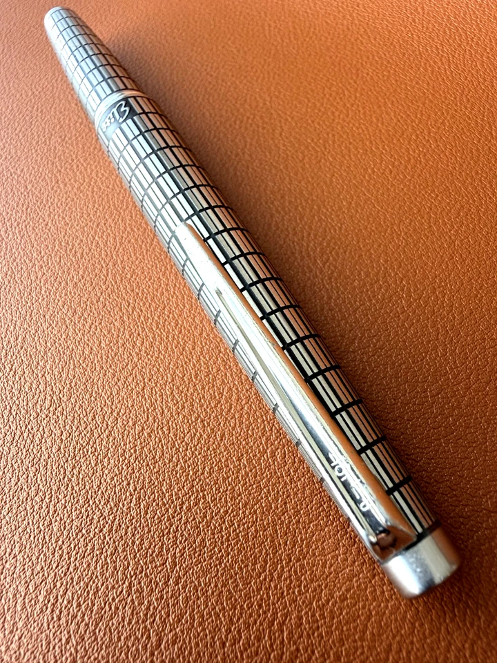 PILOT Fountain Pen Elite Black Steel Grid Nib-F 18K-750 VINTAGE H675 1975 model - Image 4 of 4