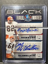 2024 Panini Black - Hall Mates Dual Auto Ozzie Newsome, Joe DeLamielleure /25