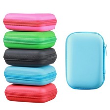 2 Pcs Earphones Pouch Headphone Storage Bags Cable Organizer Earbuds