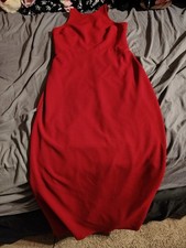Womens Maroon BHLDN Long Dress Size 4