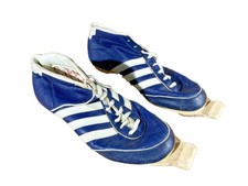 Scarpe da sci di fondo nordico Adidas vintage taglia EU40, US7 attacchi retrò 1255