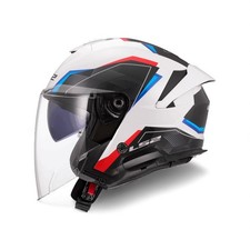 CASCO MOTO JET LS2 OF618 VERSO II ECE 22.06 SMLXL Azzurro,bianco,blu,nero,ros...