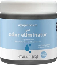 Amazon Basics Gel Odor Eliminator, Activated 17 Ounce (Pack of 1), Black 