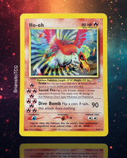 Pokémon Ho-oh Neo Revelation Legendary Vintage Holo + SWIRL 🌀 Rare 7/64 2000 MP on eBay