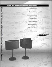 Bose Wave 901 Series VI Direct/Reflecting Speaker System Manual: 20 Pages