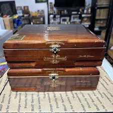 Lot of 2 ARTURO FUENTE - OPUS X DOUBLE CORONA -CIGAR BOX 10 x 8.75 x 3 