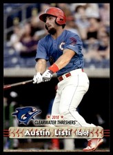2018 Austin Listi MiLB Minor League Rookie GS Clearwater Threshers
