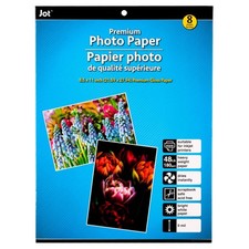 Premium Gloss Photo Paper 8.5 in x 11 (8 shee...