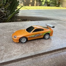 Fast Furious Toyota Supra RC Car Only Orange 1:55 scale Jada - No Remote