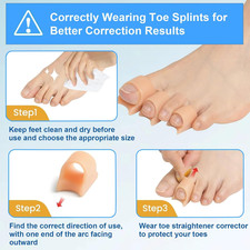 8PCS Hammer Toe Straightener Corrector for women  men