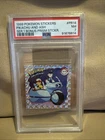 1999 Pokémon Stickers Pikachu And Ash Series 1 Bonus Prism Sticker PSA 7