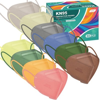 KN95 Face Masks, 60PCS Individually Wrapped KN95 Pink Masks for Adults, 5 Lay...