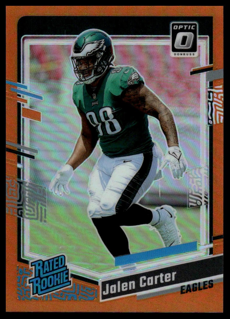 2023 Donruss Optic #281 Jalen Carter Orange #/249