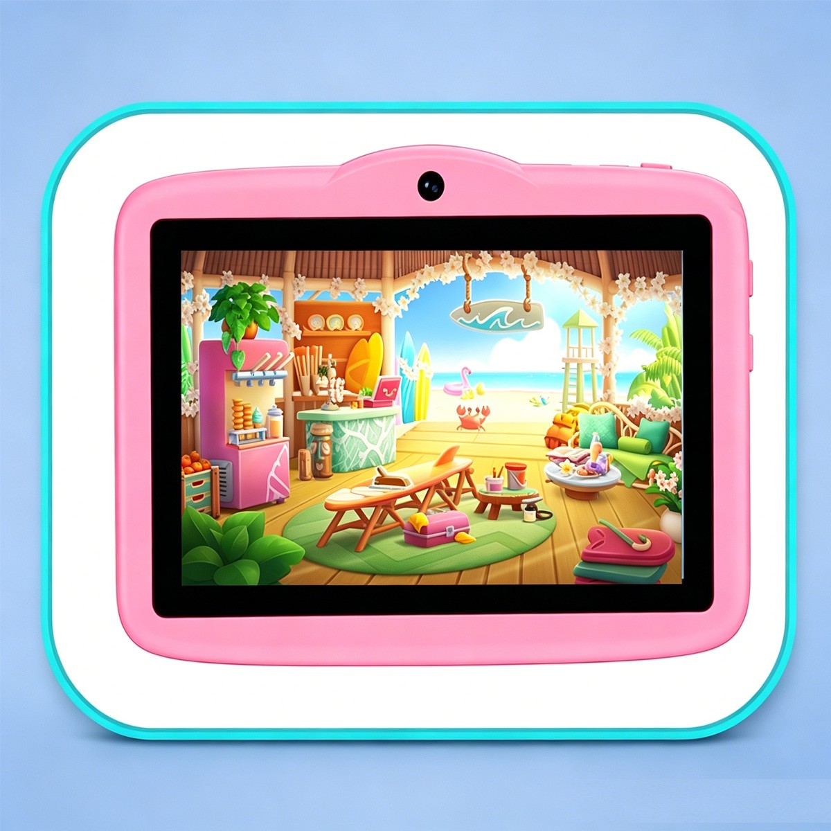 Tableta infantil de 7 pulgadas Android 13 8GB 64GB WiFi, con interfaz apta para niños, imagen 9