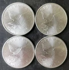Lot of Four Sunshine Minting 1oz Silver Eagle Rounds