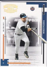 MIKE PIAZZA 2004 Donruss Throwback Threads New York Mets $$ RARE #'d 082/100 SP!