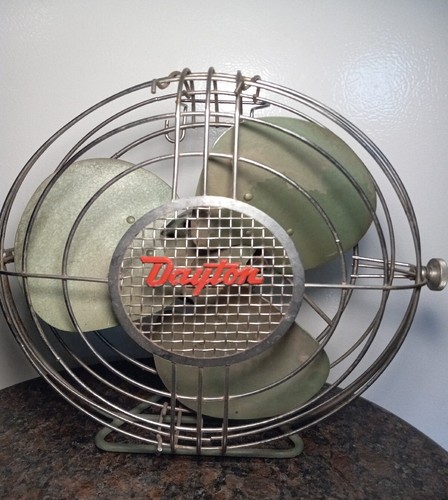 RARE! Vintage Dayton 10" 1 Speed 3 Blade Table/Desk Fan(Works!) - Picture 10 of 10