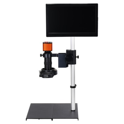 HAYEAR 24MP 2K HDMI USB Industrial Microscope Camera 150X Lens 11.6'' LCD os67