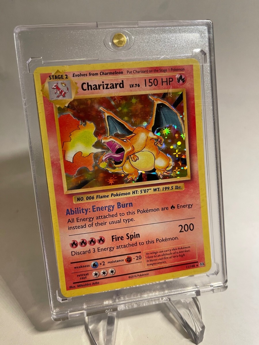 2016 Pokemon XY-Charizard Holo-#11/108 | eBay