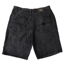VTG 90s Marithe Francois Girbaud Denim Shorts Mens 40 Black Baggy Hip Hop Goth